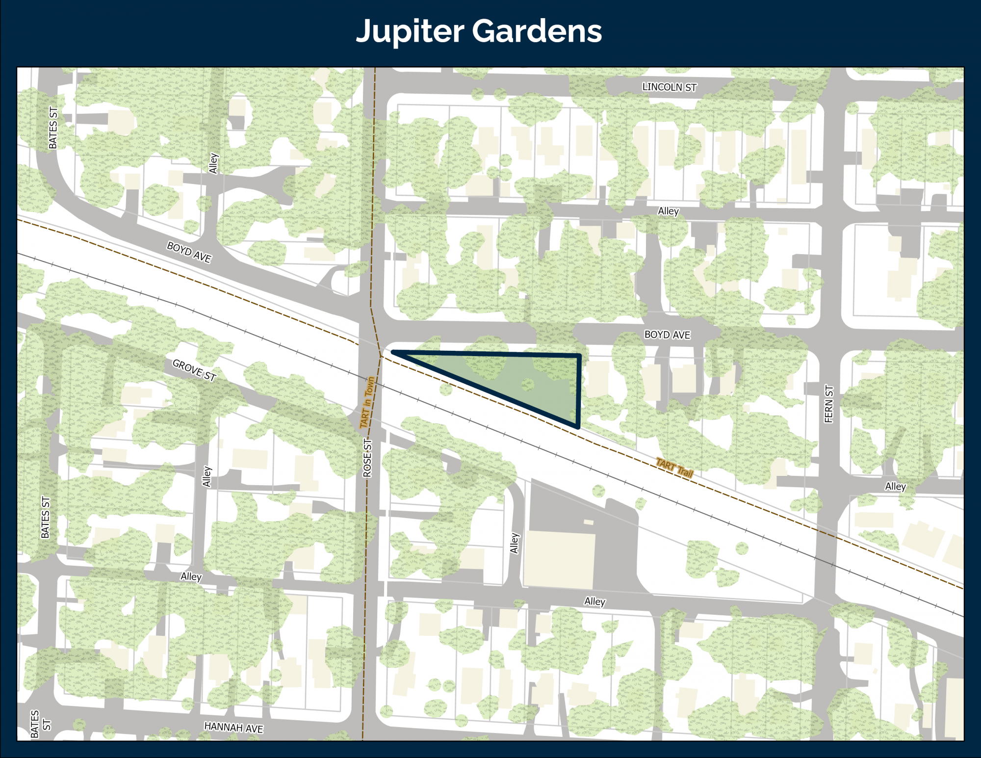 Jupiter Gardens Map