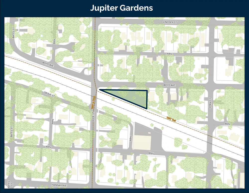 Jupiter Gardens Map