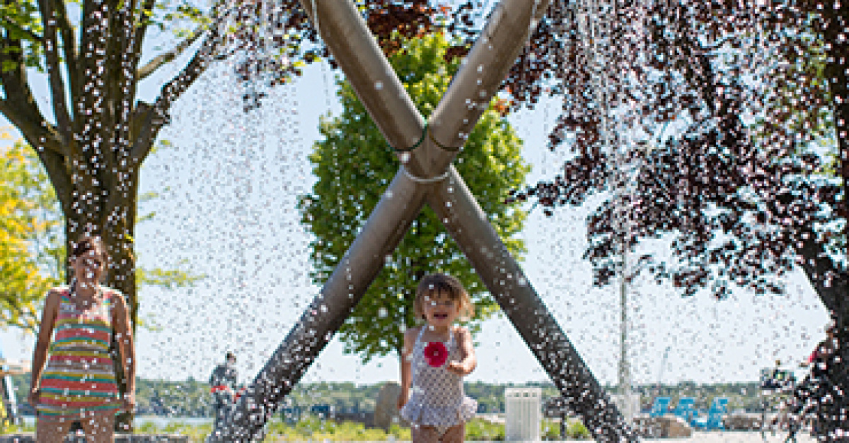 Clinch Park Splash Pad City of Traverse City